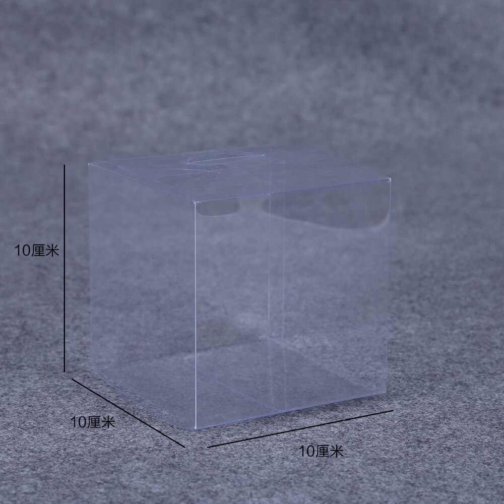 Clear PVC Packaging Boxes - 8x8x8, 8x8x10, 8x8x13 cm - Gift Display for Candy, Toys, Jewelry