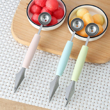 Stainless steel watermelon slice cutting fruit and vegetable tools carving kitchen knives decorative gadget supplies