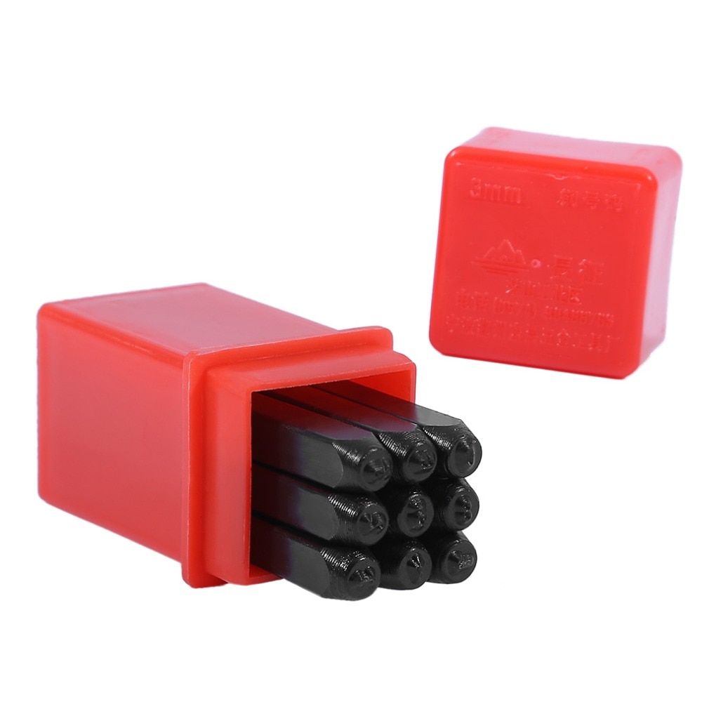 Letter Stamp Punch Set Hardened Steel Metal Alphabet Letter Wood Leather Punch Craft Tool