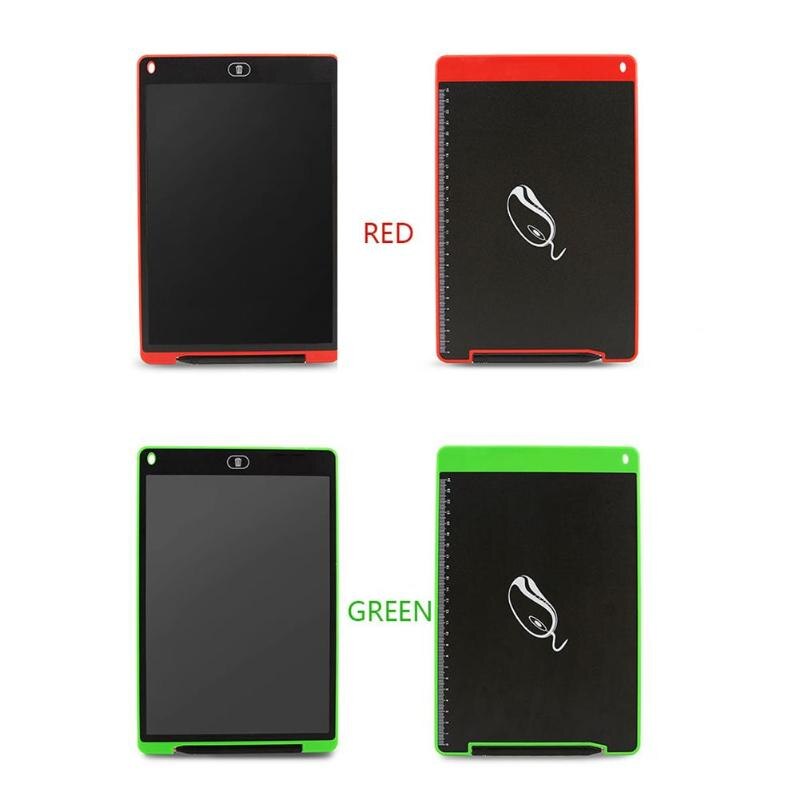12 Inch LCD Writing Tablet Digital Drawing Tablet Handwriting Pad Portable Electronic Graphics Notepad Board With CR2032 Battery