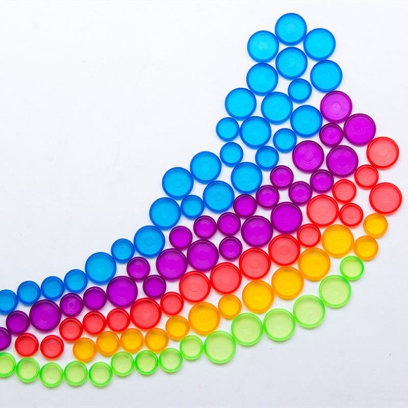 Discos de disco de Color caramelo para cuadernos o planificador, accesorios, CX19-004-100PCs de disco colorido, 18mm, 100 Uds.
