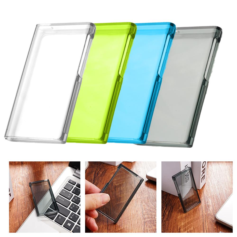 För apple ipod nano 7 skyddande fodral nano 7 enfärgad pc transparent enkel botten dubbelsidigt hårt skal