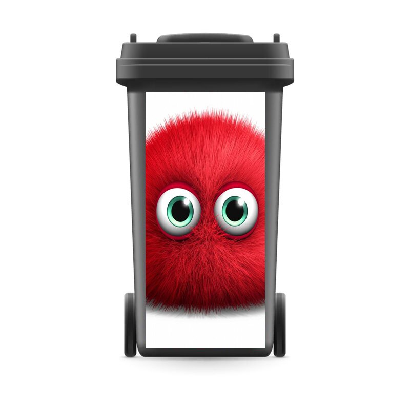 Modern Renew Rubbish Bin Sticker Vinyl Removable Waterproof Sticker Decals Ktichen Accessories Home Decoration: 5 / 37x82cm(For240liter)