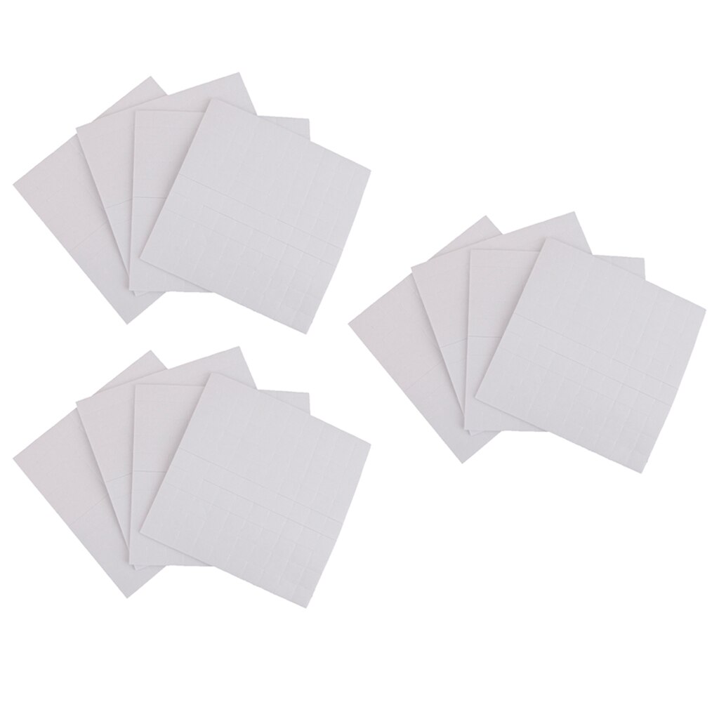 36Pcs Double Sided Self Adhesive Foam Pads Square Sticky Fixer 3D Effect 2mm