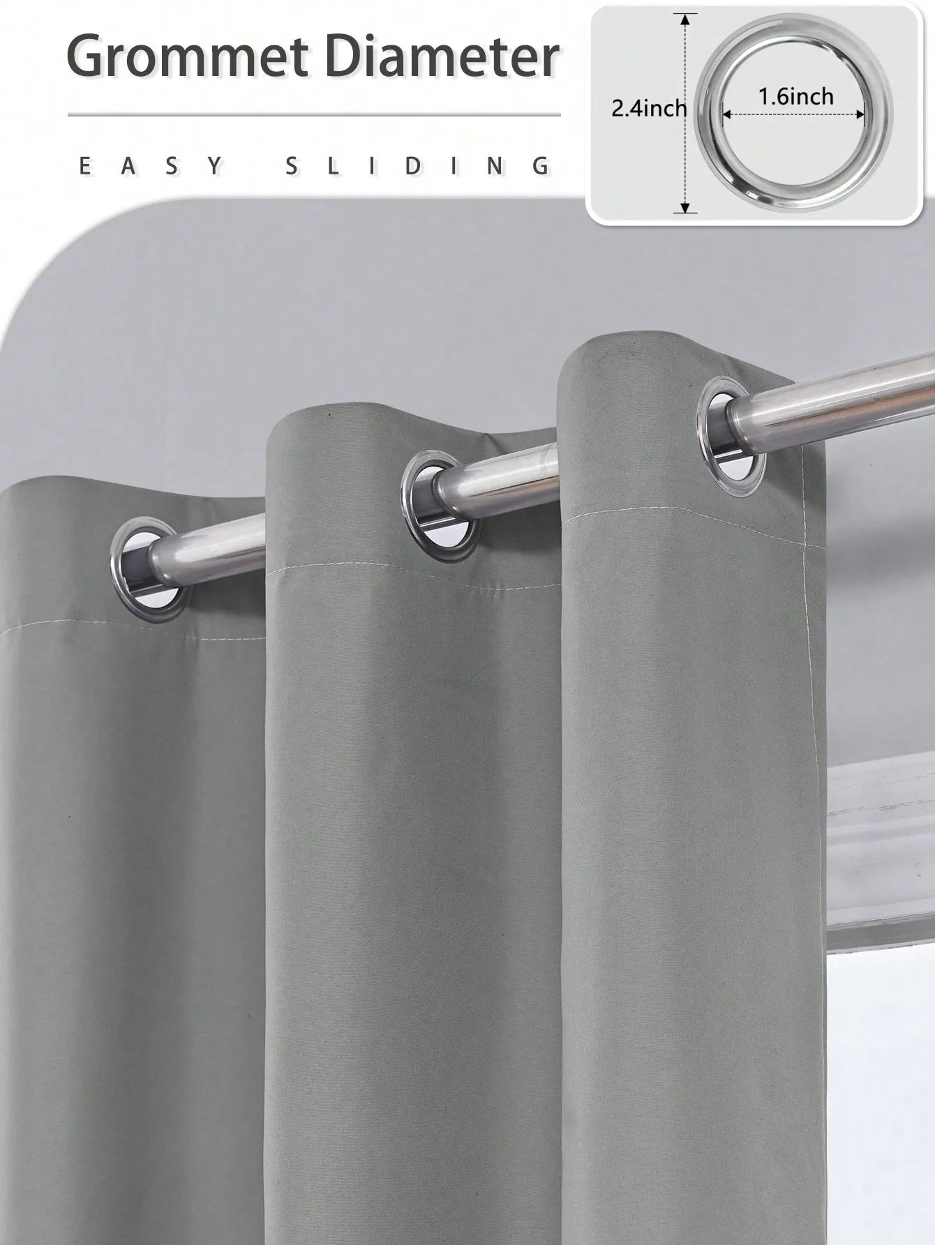 Cortinas opacas con forro aislante recubierto, adecuadas para sala de estar, dormitorio, cocina, decoración del hogar, decoración de la habitación, 2 uds.