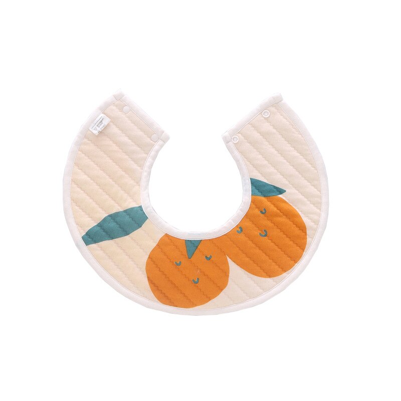 Baby Wasserdichte Lätzchen freundlicher Speichel Handtuch Avocado Druck Baumwolle Baby Jungen Mädchen Lätzchen 360 Grad Drehung Kleinkind Lätzchen Spuck Tuch