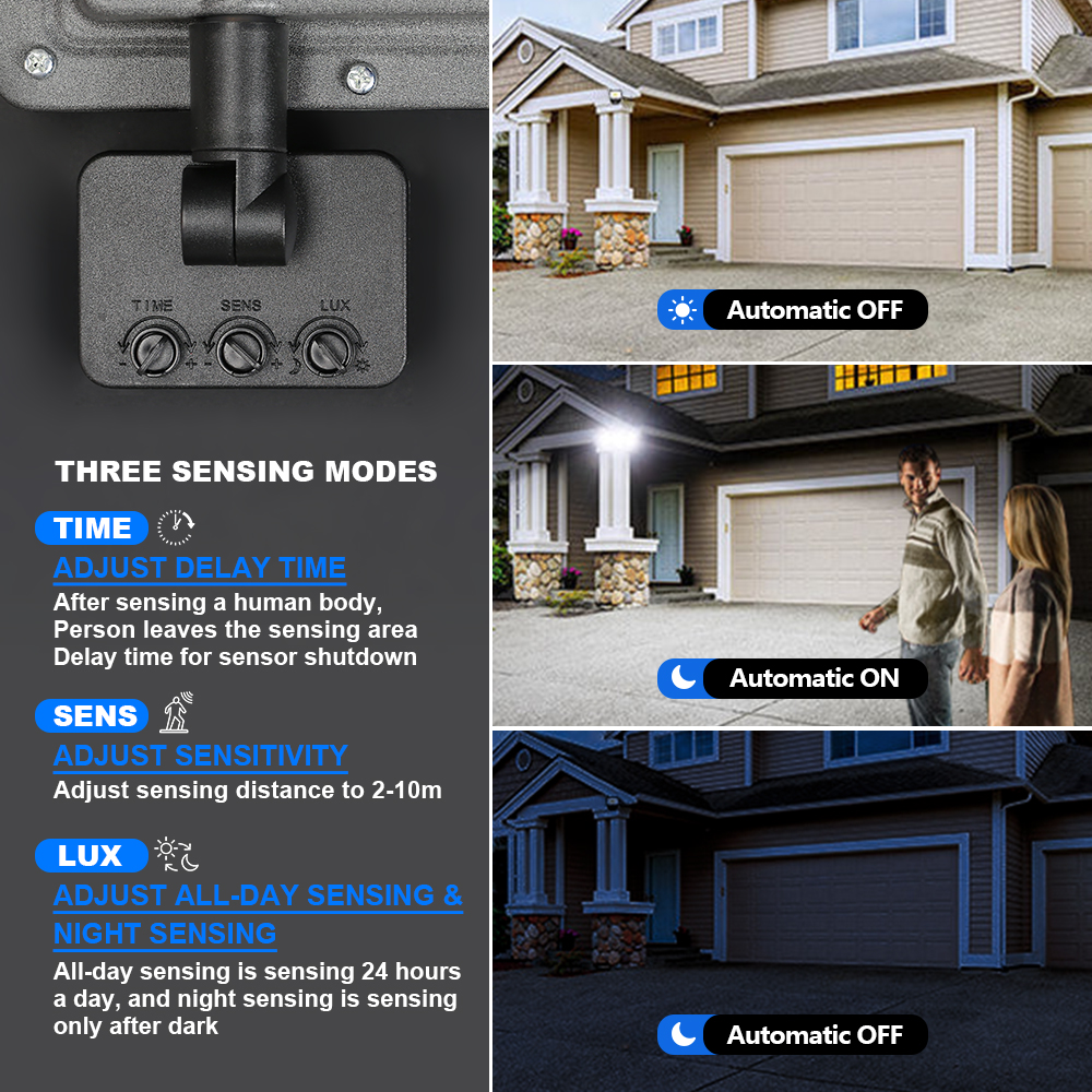 PIR Motion Sensor LED Flood Light Spotlight 220V Outdoor Projector 50W 100W 200W 300W 500W IP66 Waterproof Garden Floodlight