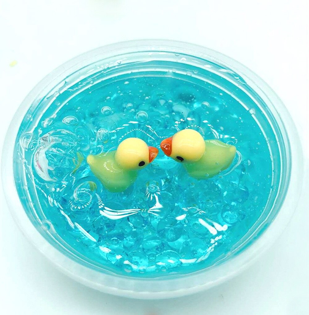 60ml Ente Schlamm Mischen Wolke Schleim Duftenden betonen freundlicher Tonne Spielzeug Erstaunliche flauschigen schleim und Super spaß zu spielen mit Schleim #3