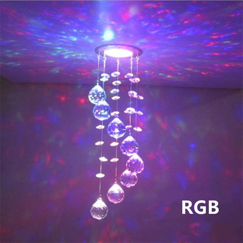 Mini Modern Crystal Ceiling Lights Lustre Ceiling Lamp LED Ceiling Lamps Led Lights Home Lighting Lampadari: RGB