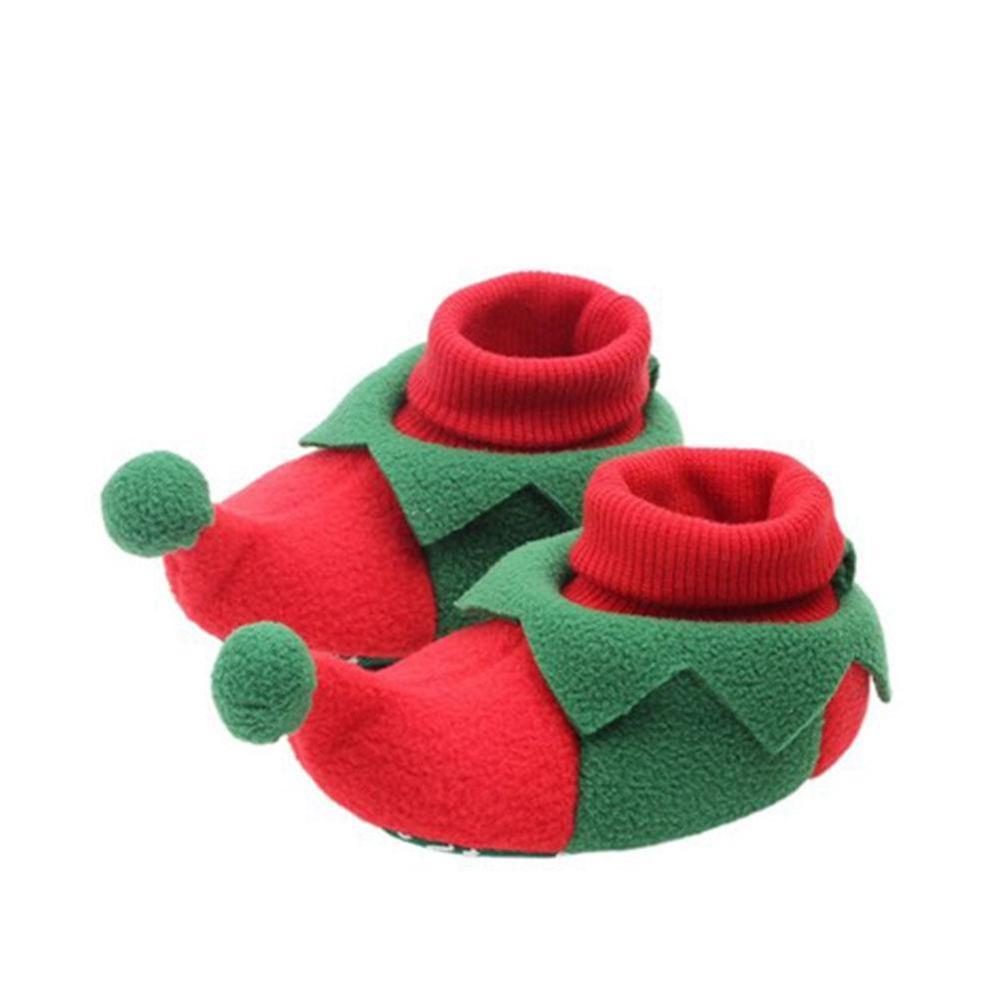 Christmas Warm Shoes Kids Toddler First Walkers Winter Baby Boys Girls Shoes Xmas Cosplay Cute Cartoon Kids Animal Shoes: C / 12cm