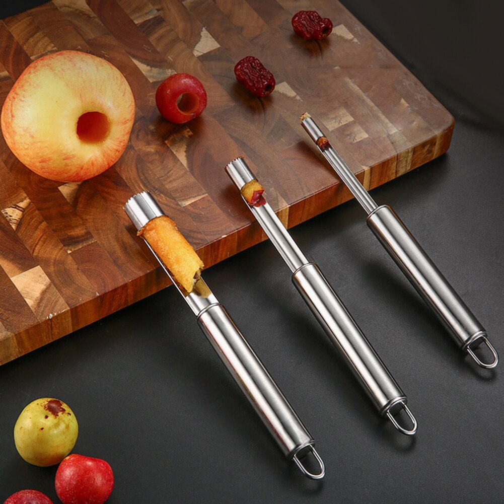 Apple Corer Pitter Pear Bell Seed Remover pepper Twist Fruit Core Remove Pit Kitchen Tool Gadget Stoner