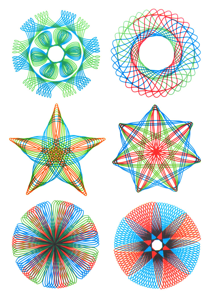 Doki 22 -piece spirograph drawing toy set, locking gear wheels, painting drawing accessories, creative educational toy spirographs