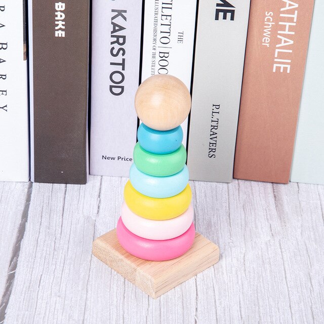 DIY Baby Holz Spielzeug Baby Spielzeug Bunte Holz Blöcke Baby Musik Rasseln Grafik Erkenntnis Frühen Pädagogisches Lustiges Spielzeug Für Kinder: 5