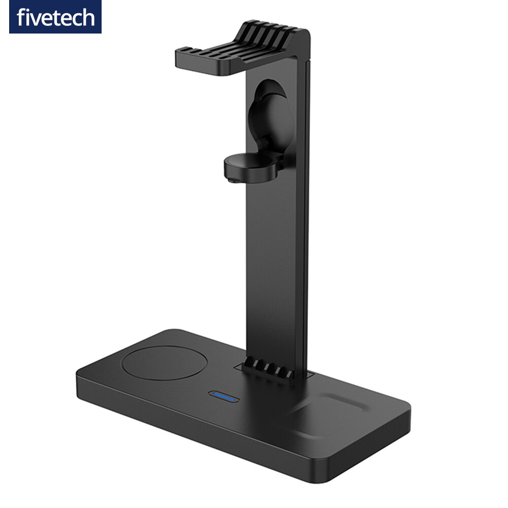 4 in 1 Wireless Charger Stand For Airpods Max iPhone 13 Pro Apple Watch QI Fast Wireless Charging Station For Airpods 2 3