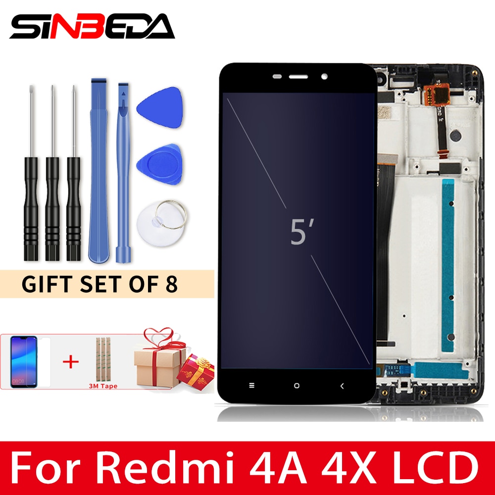 Original 5.0'' LCD For Xiaomi Redmi 4A LCD Display Touch Screen Digitizer Assembly For Xiaomi Redmi 4X LCD Replacement