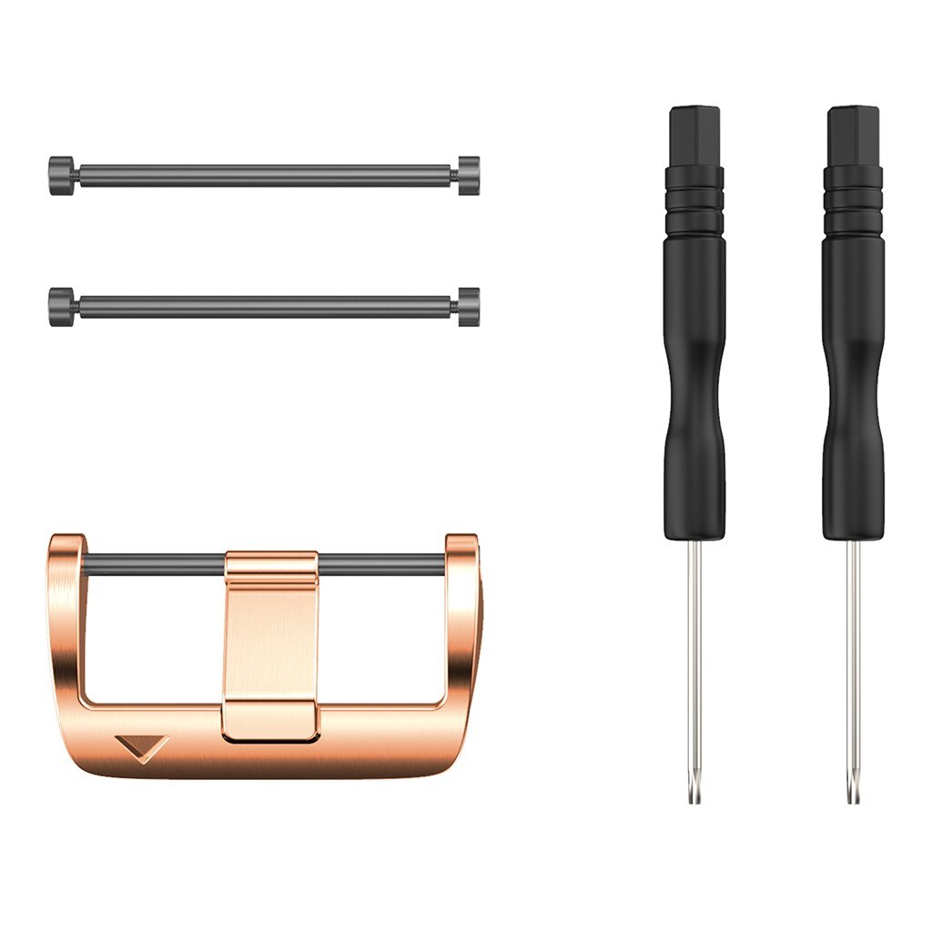 Rvs Horloge Bandjes Bands Gesp Vervangende Horloge Band Sluiting 22Mm/26Mm Strap Sluiting Gereedschap Thuis verbetering: Rose Gold