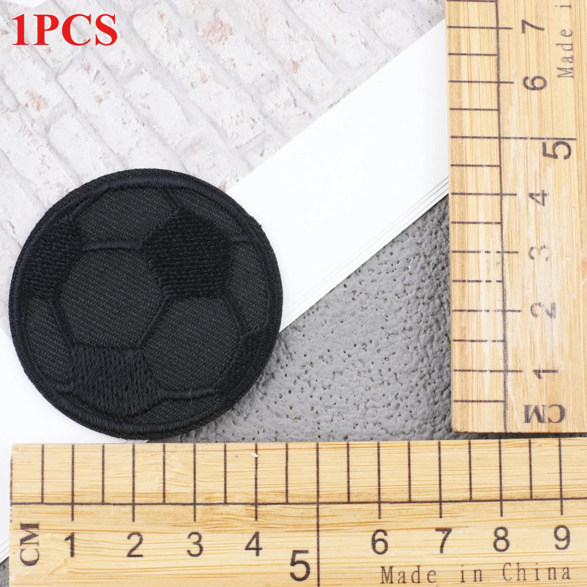 Parche adhesivo de sarga negra, bordado por ordenador, capítulo, niño, planchado de diamantes, pentagrama, bordado, pegatina de tela: Láser brillante