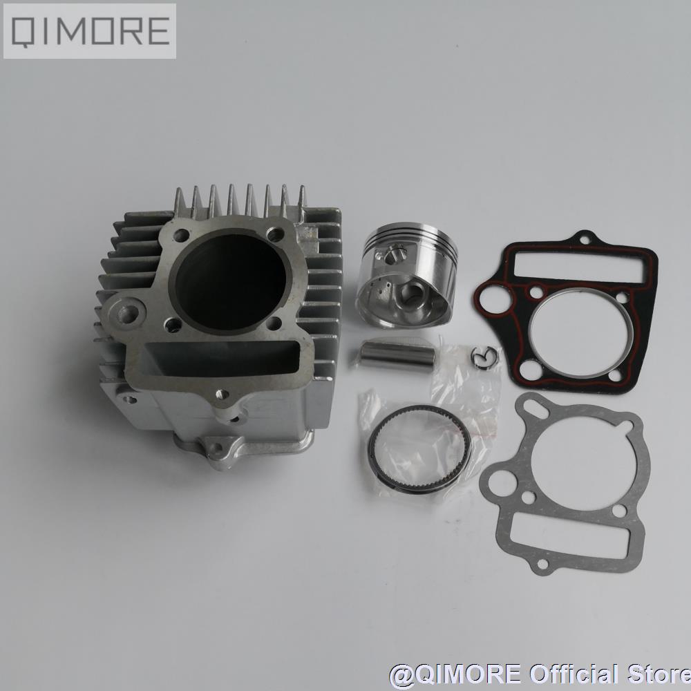 54mm 125cc Aluminum big bore kit / Cylinder set for Dirt Bike C100 C110 JH110 DY100 DY110 ZS110 152FMH (Mark remains 107cm3)