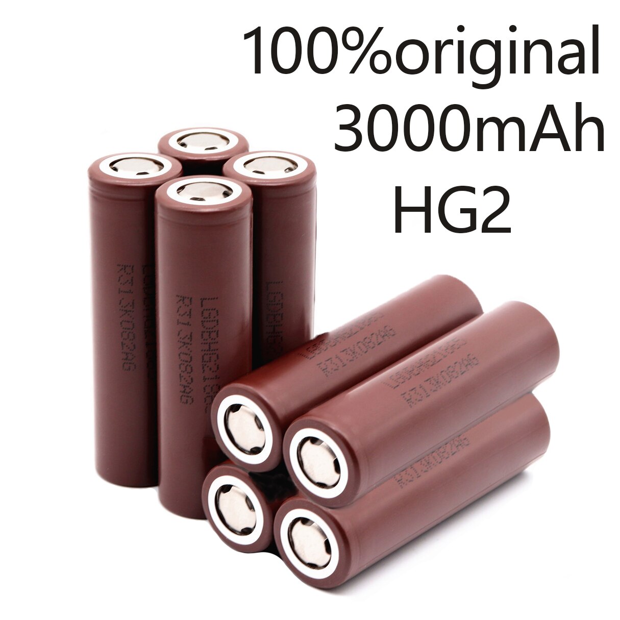 2-20PCS HG2 18650 3000mAh Battery 3.7V30a High Discharge 18650 Rechargeable Batteries for HG2 18650 Flashlight Tools Battery