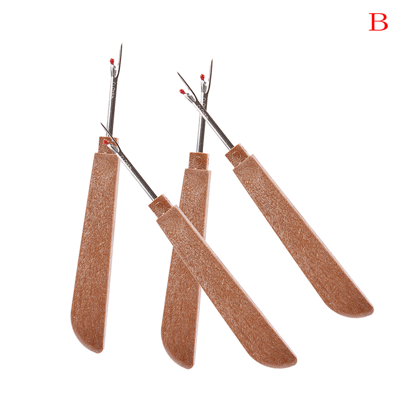 2/4PCS Seam Ripper Stitch Picker Unpicker Thread Cutter Sewing Tool & Cap: 4pcs