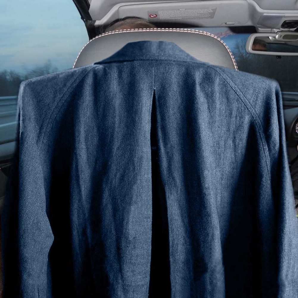 Porte-vêtements, rangement intérieur de la voiture, en métal ajustable, avec barre d'appui, pour costume, pour veste, cintre