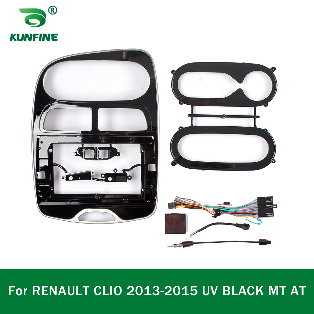Autoradio di navigazione GPS per RENAULT CLIO 2013-2015 UV Radio fascas pannello portafoto in forma 2din 10.1 pollici nello schermo dell'unità principale del cruscotto