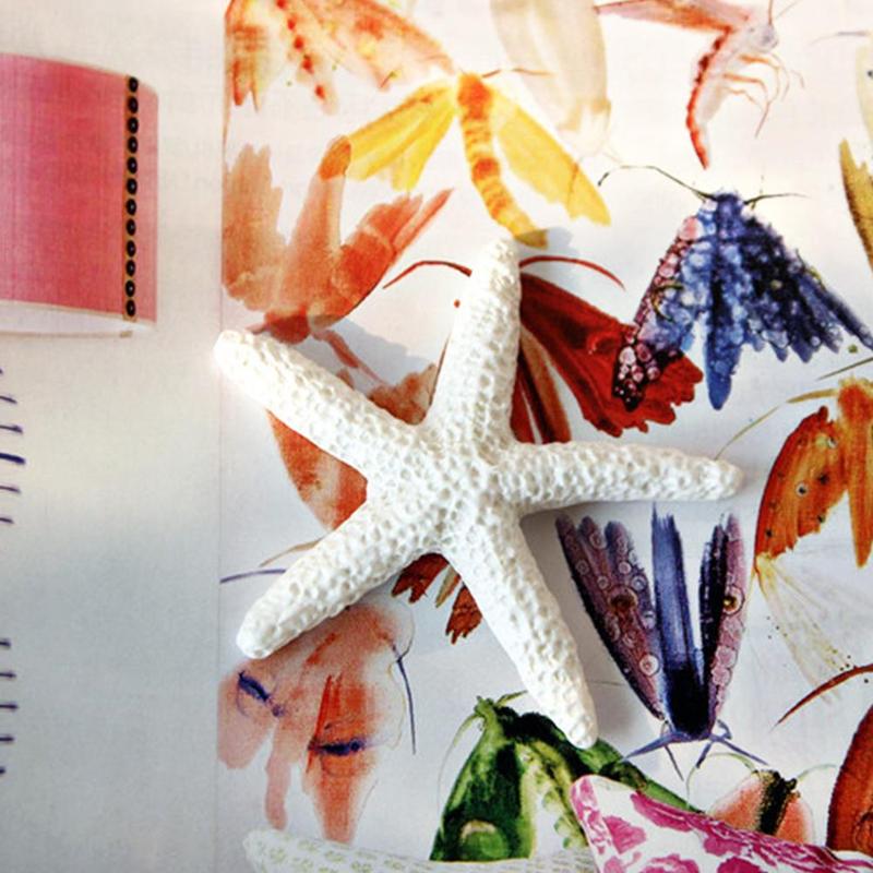 25pcs White Resin Little Starfish Finger Starfish DIY Wedding Decoration Shell Party Starfish Crafts