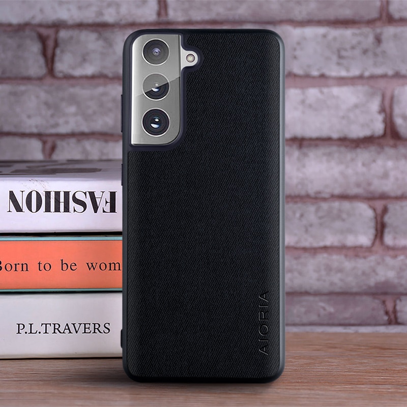 Coque de luxe en cuir souple TPU rigide, étui pour Samsung Galaxy S21 Plus Ultra 5G