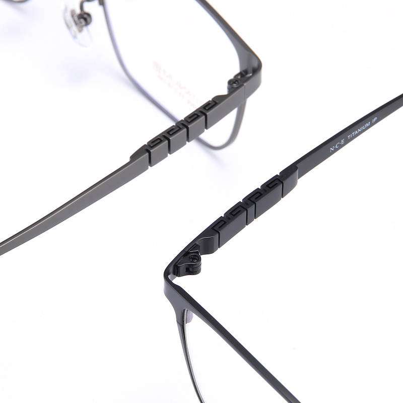 BCLEAR Brilleglassramme i Titan for Menn - Optisk - Full Rim - Komfortabel
