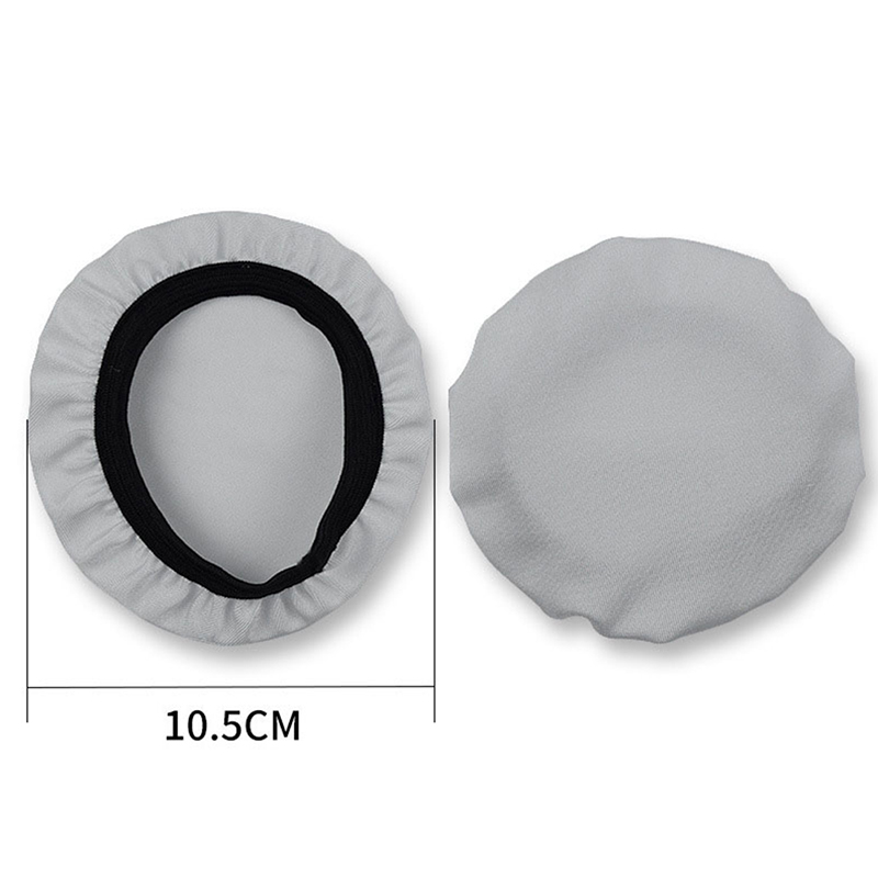 1 Paar Hoofdtelefoonhoes Elastische Wasbare Oorschelp Beschermer Hoofdtelefoon Stofdichte Hoes Voor On-Ear Hoofdtelefoon: Bruin