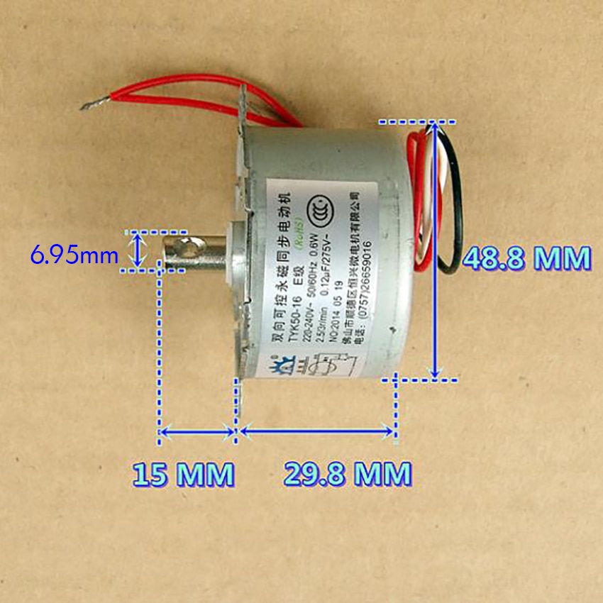 Synchronous Motor Reverse Forward Permanent Magnet Synchronous Motor AC 220V Forward... – Grandado