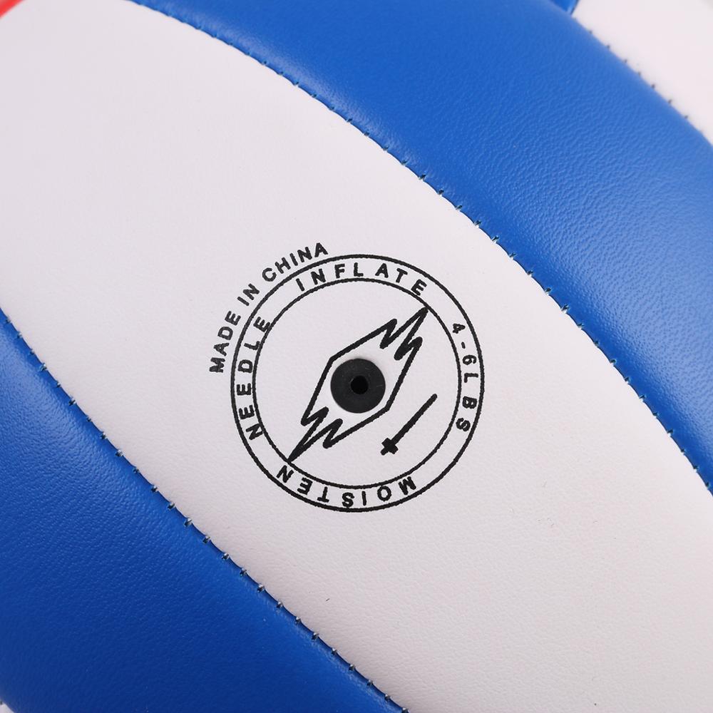 O voleibol oficial do tamanho 5 de yanyodo, voleibol exterior interno macio para o jogo da praia do treinamento do gym, azul branco vermelho