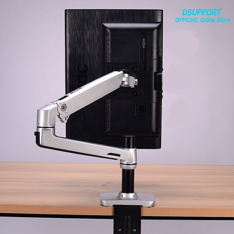Lifting Computer Monitor Aluminum Alloy Full Motion Free Lifting Ultra Long... – Grandado