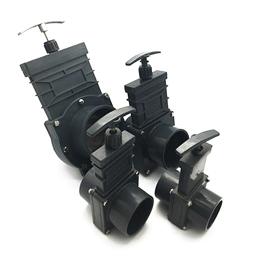 UPVC Knife Gate Valve DN32/DN40/DN50/DN65/DN80/DN100 Plastic Water Sewage Drain Valve
