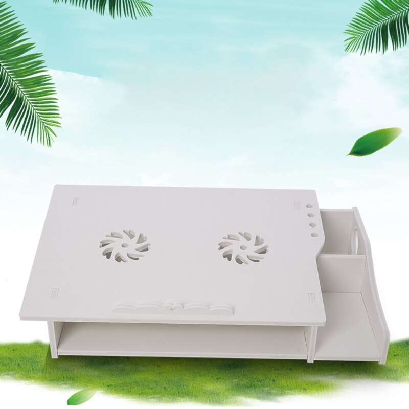 Multi-function Desktop Storage Rack Organizer Monitor Support Laptop Notebook Stand Holder Computer Screen Riser Shelf