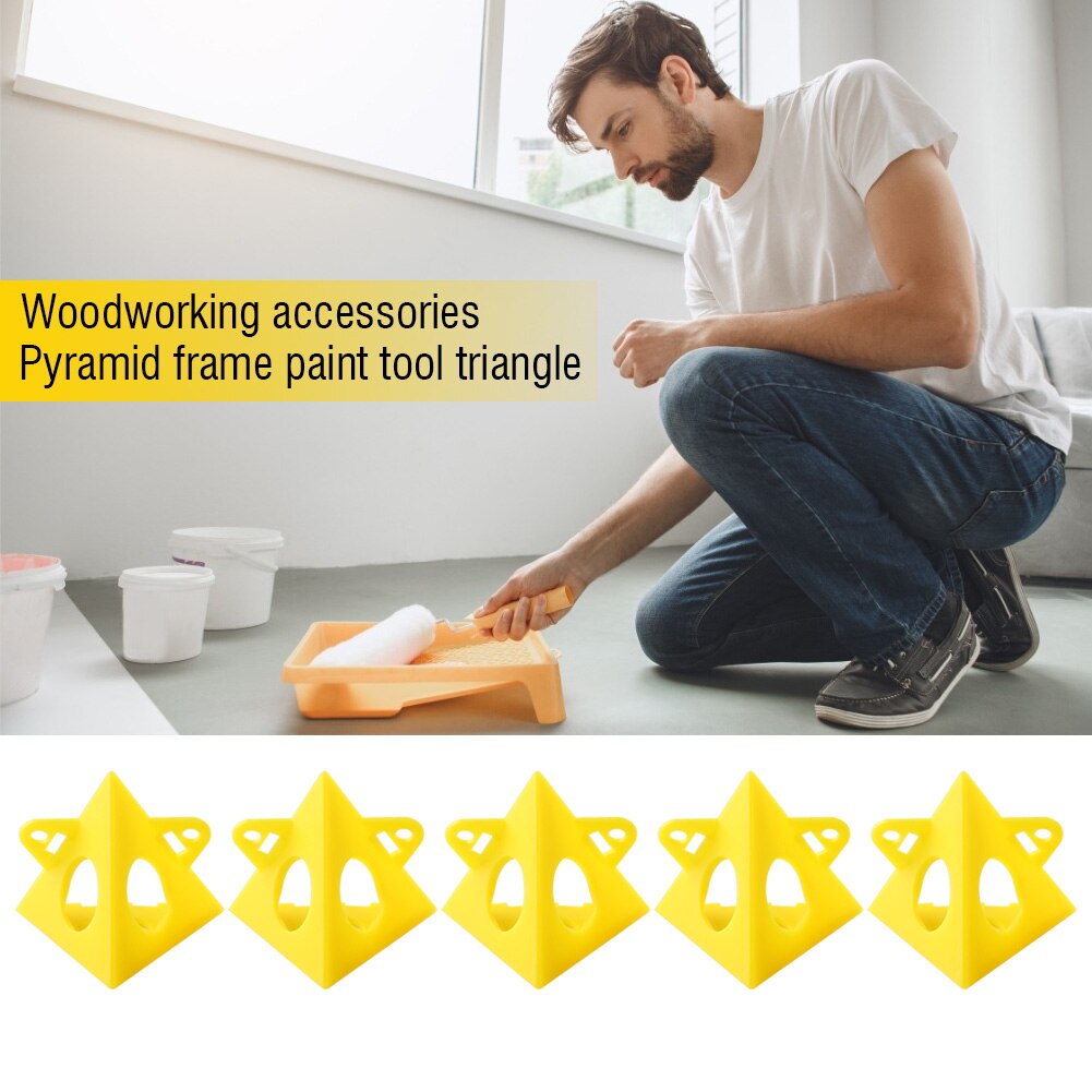 10pcs/Set Woodworking Accessories Wood work Tools Painter's Pyramid Stands Paint Tool Triangle Paint Pads Feet Hand tools