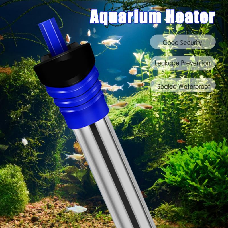 Appareil de chauffage d'aquarium Submersible Thermostat de température tige de chauffage 50/100/200/300/500W accessoires de réservoir de poissons d'aquarium Submersible