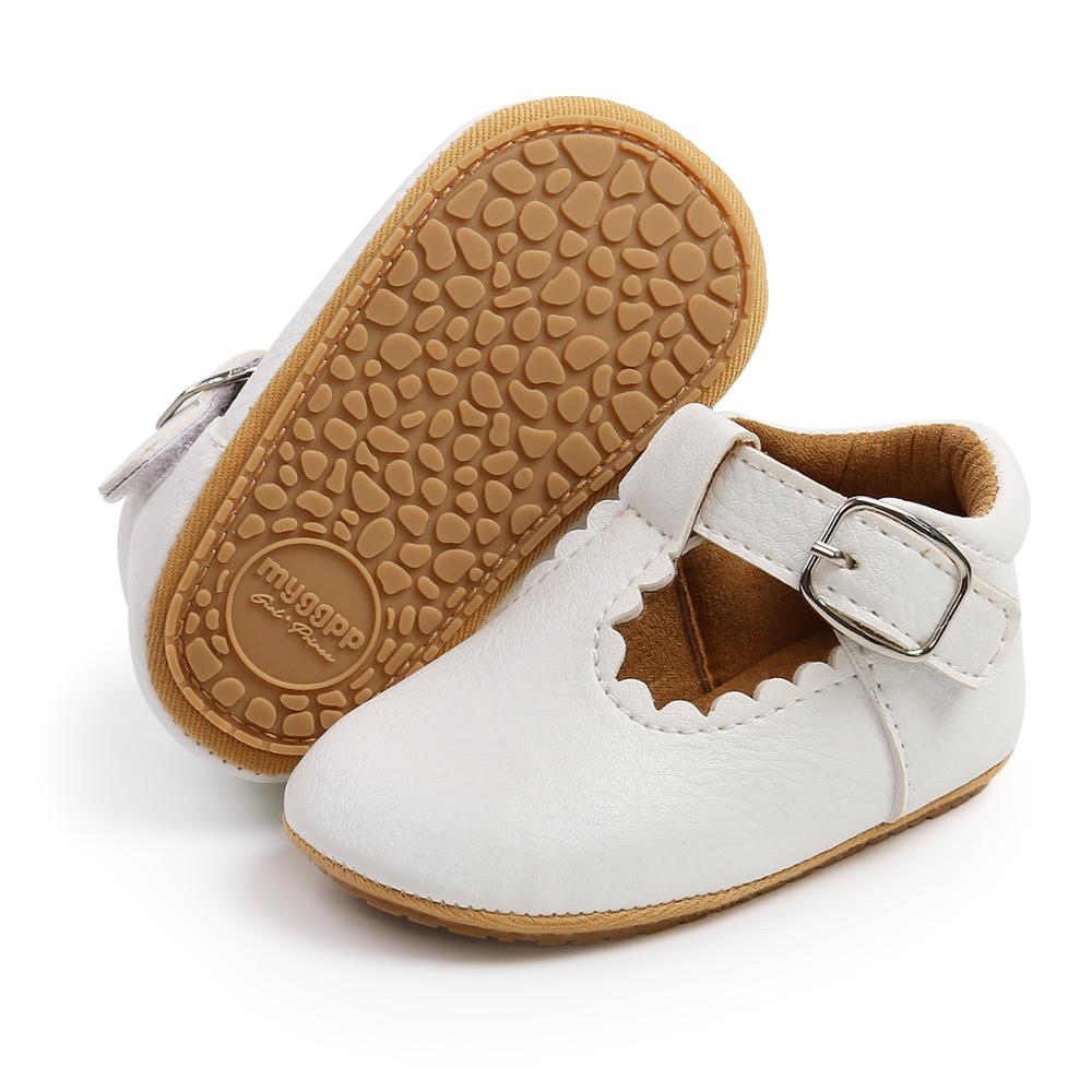 Spring T-bar Baby Shoes Pu Leather Hard Sole Newborn baby Moccasins Shoes infant Leopard baby Prewalker Non-slip Firstwalkers