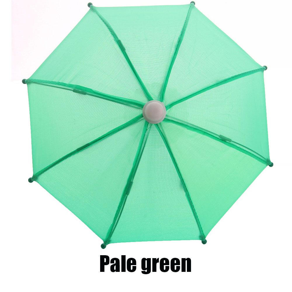Neue Stil Bunte Kunststoff Mini Regenschirm Regen Getriebe Spielzeug Regenschirm Baby Spielzeug Mädchen Puppe Verschönerung Puppe Kleidung Dekoration: Dark Khaki