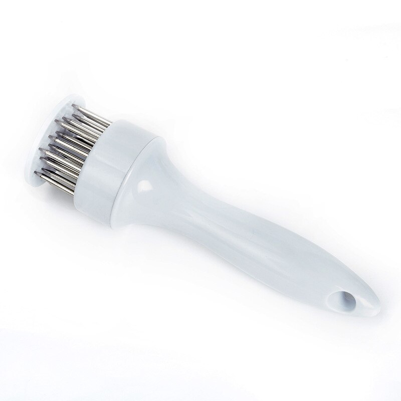 Utensilios de cocina, Tensor de carne, martillo de acero inoxidable, aguja para carne , accesorios, 1 pieza: Blanco