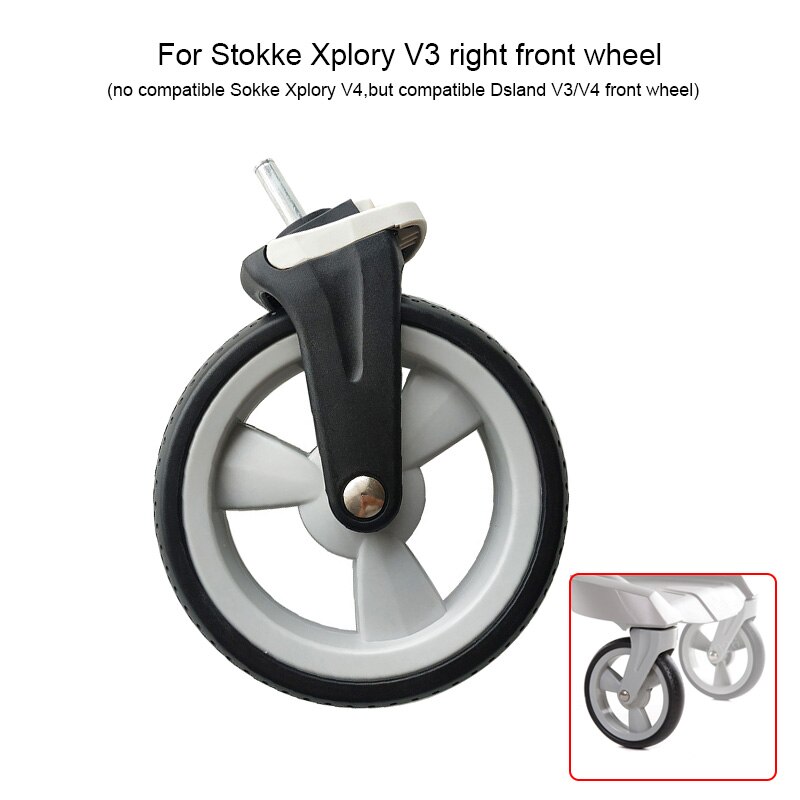 Barnevogn hjul kompatible med dsland serien stokke hjul xplory  v3 v4 v5 v6 baby trille hjul babyvogn barnevogn tilbehør