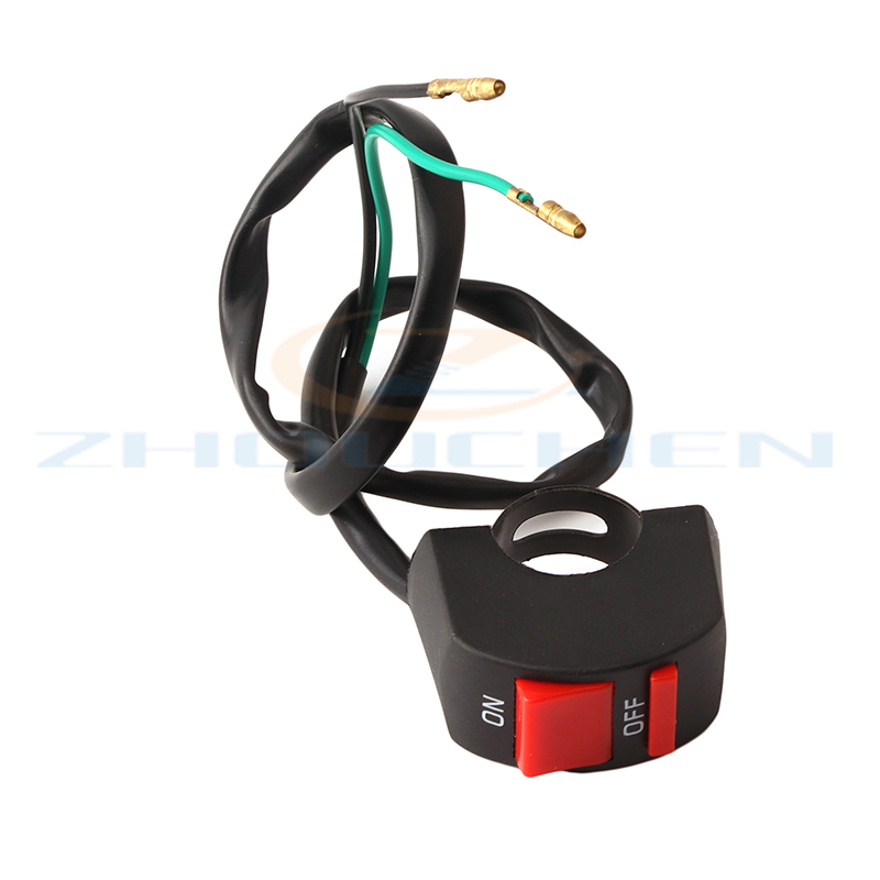 Interruptor de encendido de corte apagado, botones de encendido para motor de luz Mini Moto Quad Pit Bike ATV 22MM, 1 ud.