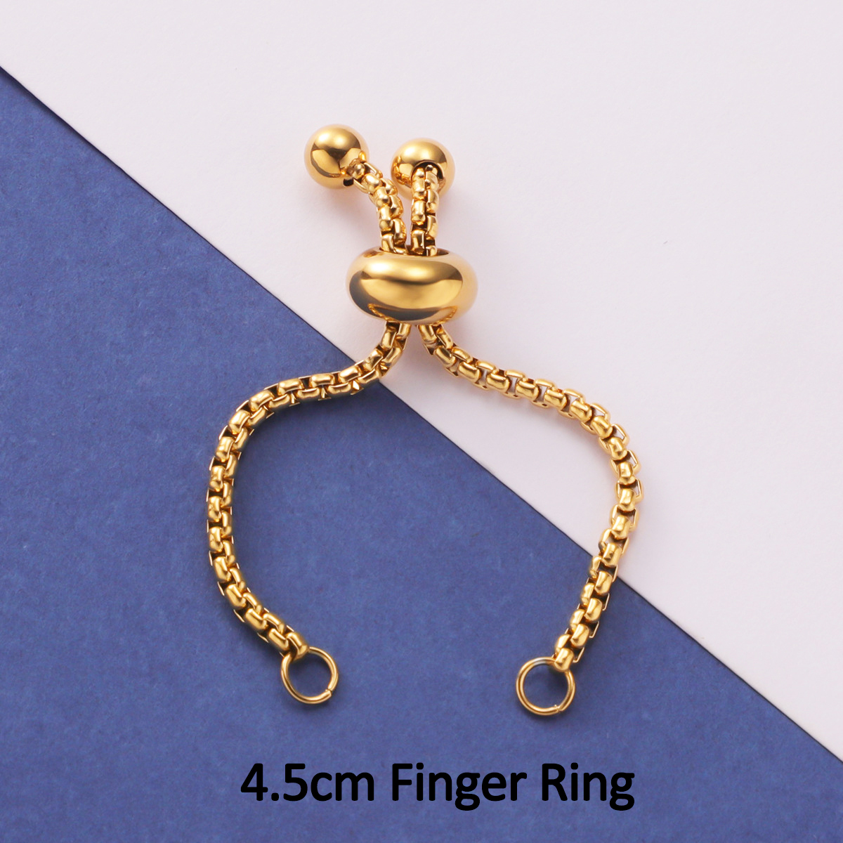 3pcs Stainless Steel Adjustable Slider Chain for Jewelry Making DIY Loops Connector Pendants Bracelets Chain Material Findings: Light Pink