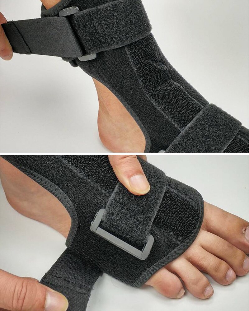 Adjustable Ankle Night Foot Orthosis Brace Aluminum Ankle Plantar Fasciitis Splint Support