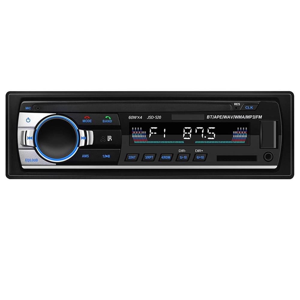 Universele Motoren Mp3 Auto Mp3 Speler Digitale Hoge Fm Stereo Radio Rotary Volumeregeling 4-Kanaals Output