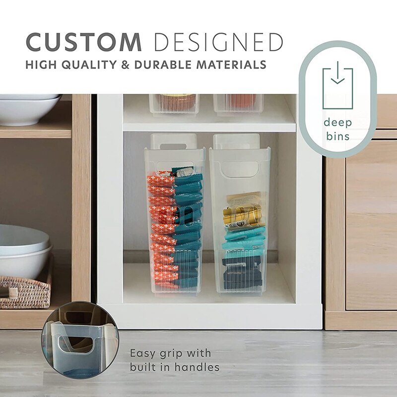 Pantry Cupboard Organizers and Storage Bins, Kitchen &amp; Bathroom Organizing Containers, Freezer Storage Organizers