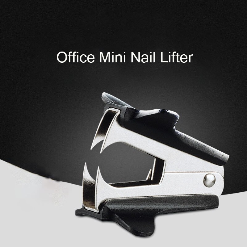 Black Office Mini Nail Remover Needle Remover Metal Material Easy To Carry Keycap Puller School Supplies