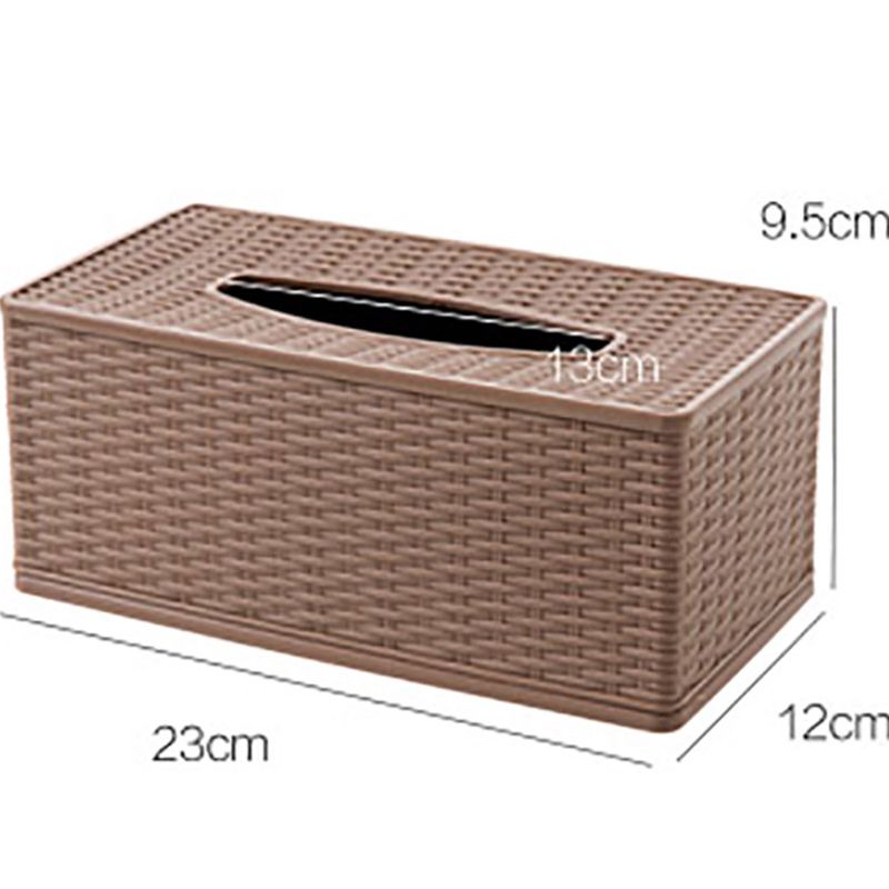 Tissue Box Cover Removable Paper Towel Tissue Plastic Box Weaving Napkin Container Holder For Home Storage салфетница