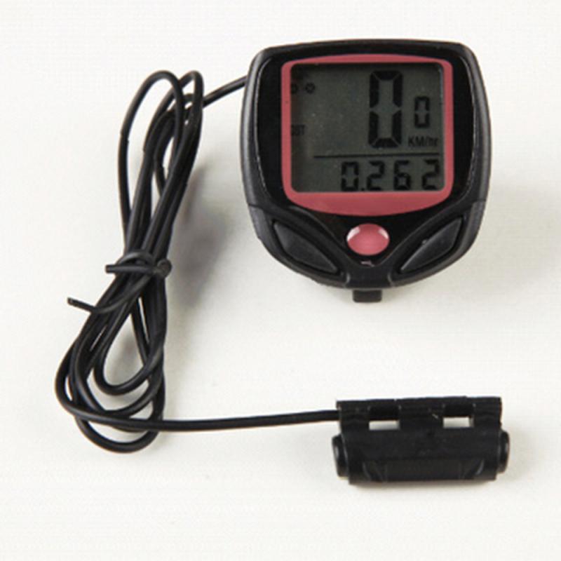 Fiets Computer Waterdicht Lcd Sport Fiets Kilometerstand Snelheidsmeter Fietsen Speed Meter HS1 Fiets Accessoires: Default Title