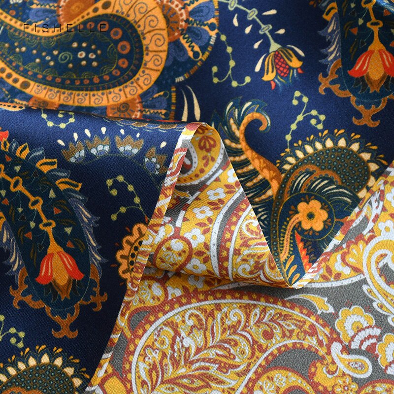 retrò blu Marina Militare anacardi donna sciarpe di seta strette su dovuto lati fazzoletto da collo in seta naturale fascia collo lungo sciarpa fascia per signora